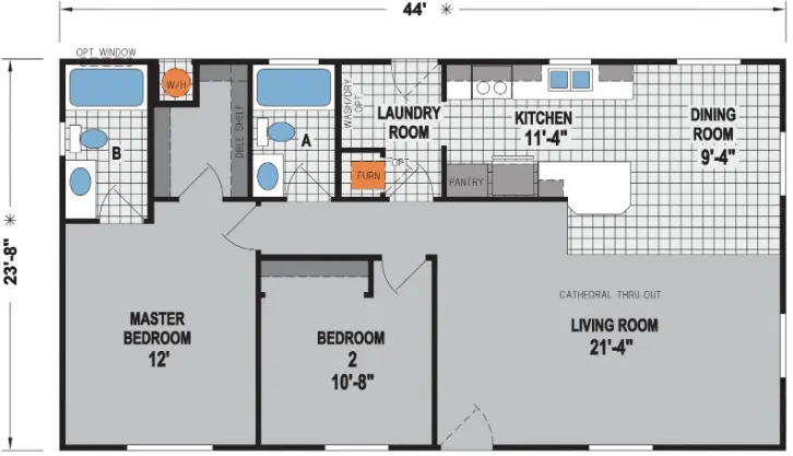 Amber Cove K604J manufactured home