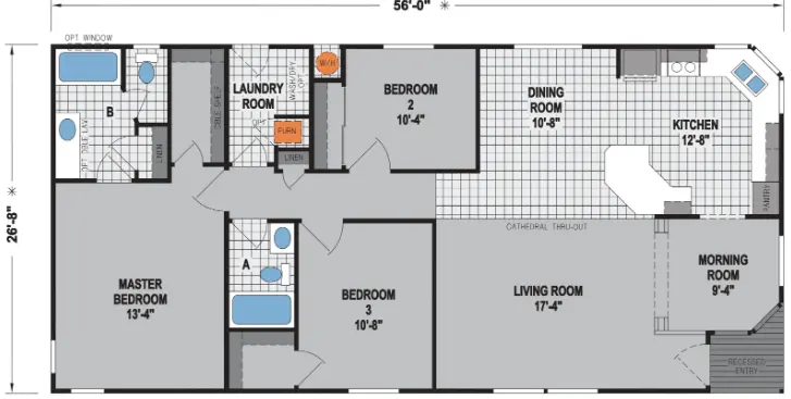 Amber Cove K711CT manufactured home