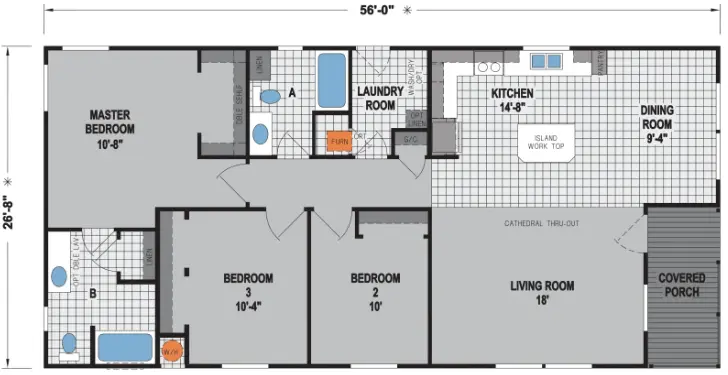 Amber Cove K719J manufactured home