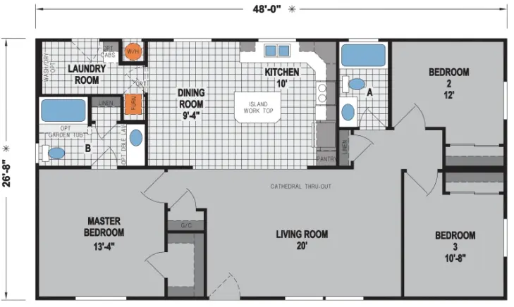 Amber Cove K755J manufactured home