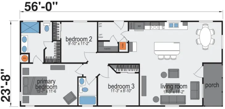 Sunset Ridge K117J manufactured home