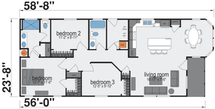 Sunset Ridge K139J manufactured home
