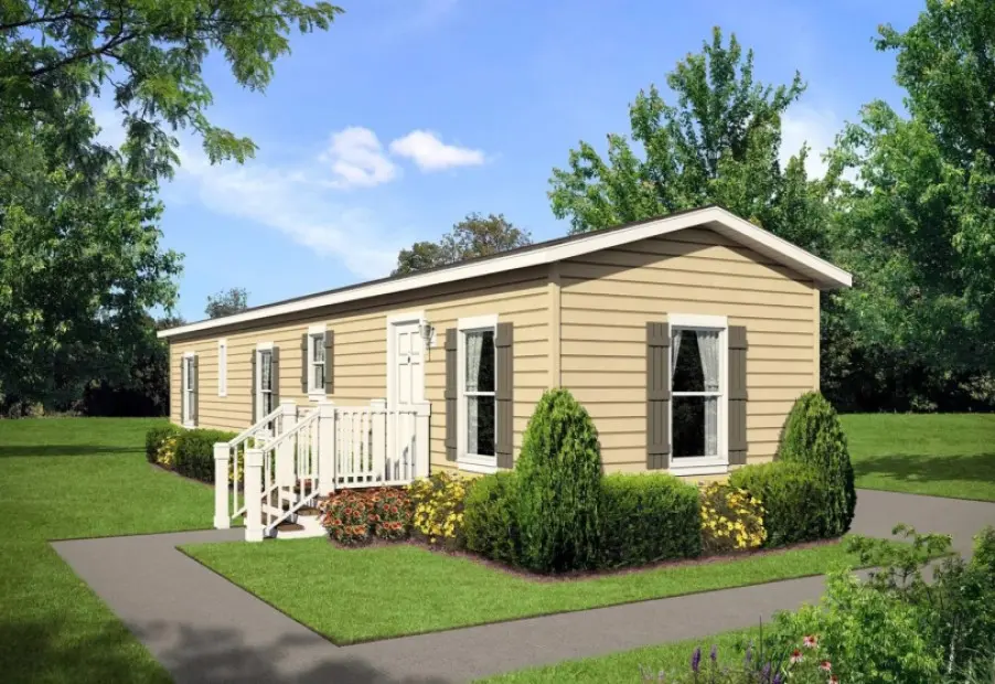 Double wide mobile homes for sale exterior view