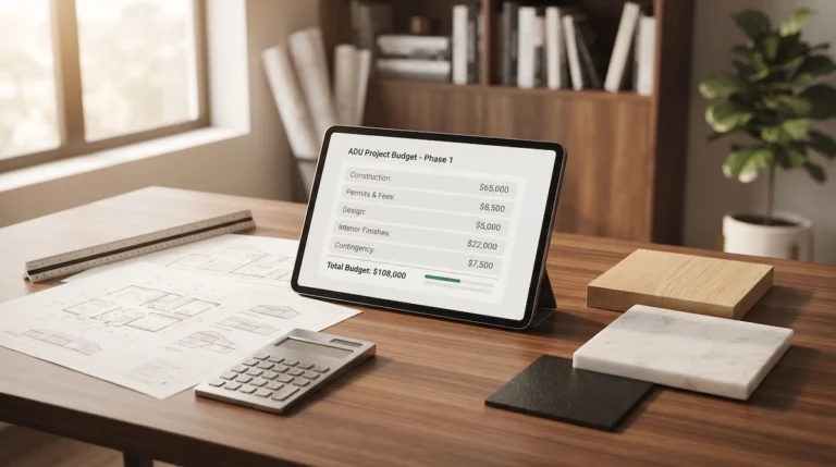 Cost Breakdown and Budgeting for Your ADU Project