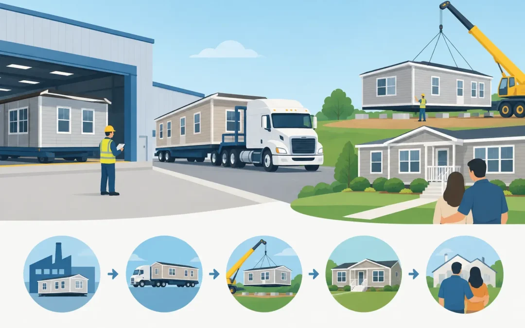 Factory Home Delivery: What Happens Before Move-In