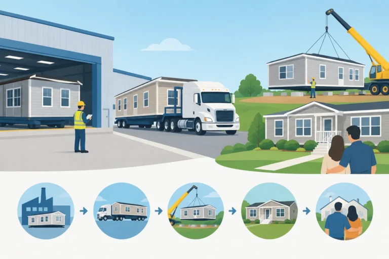Factory Home Delivery: What Happens Before Move-In